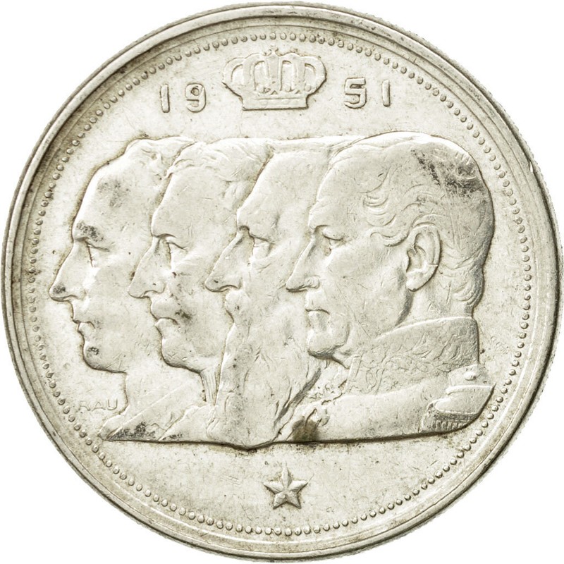 [#543083] Monnaie, Belgique, 100 Francs, 100 Frank, 1951, Tb, Argent, Km:139.1
