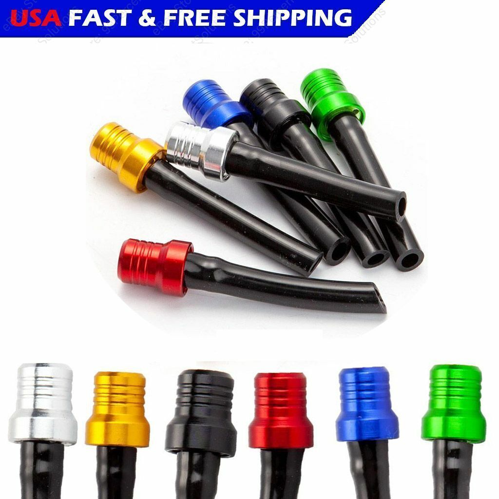 For ATV Dirt Quad Bike Fuel Gas Billet Valve Vent Breather Hose Tube Cap Cover
