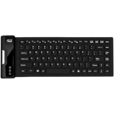 Adesso USB QWERTY Antimicrobial Waterproof Flex Keyboard - English Layout