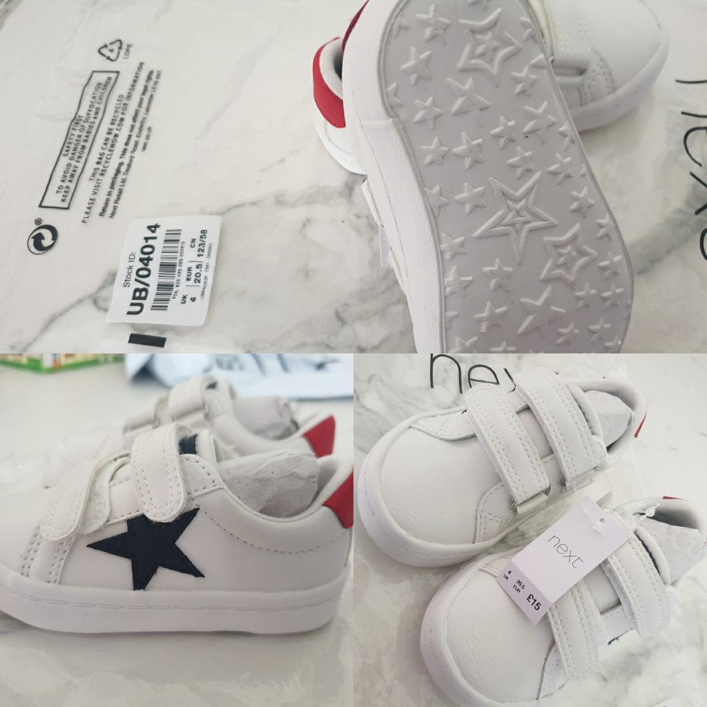 baby boy size 4 trainers