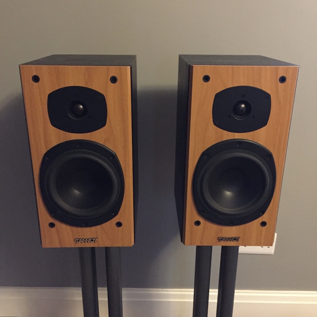 Tannoy Mercury M2 Speakers with Alphason Design Stands in Eccleshall