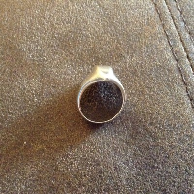 QVC Robert Lee Morris RLM Peak Cigar Band Sterling Silver .925 Ring Size 6.75