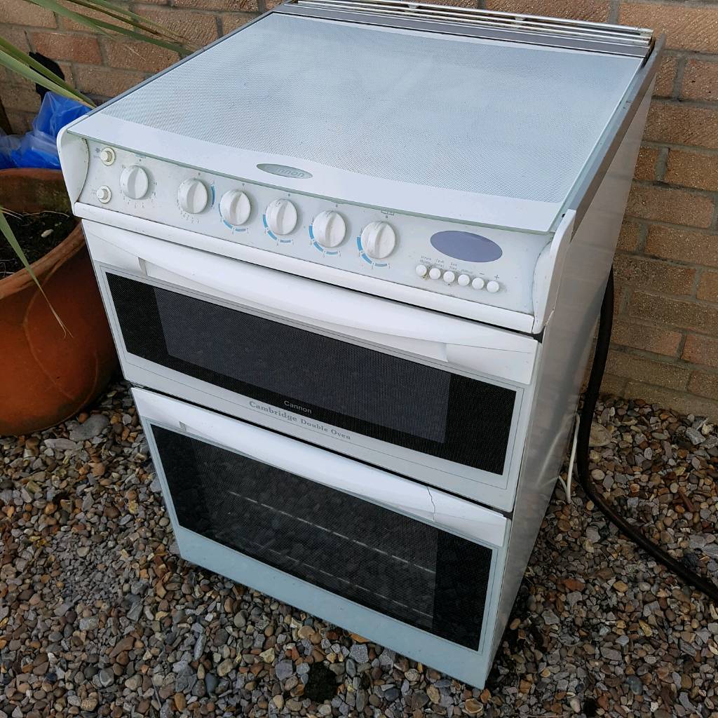 White CANNON CAMBRIDGE DOUBLE' Gas Cooker in Good working order. in