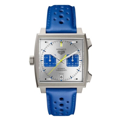 New Tag Heuer Monaco Limited Edition Silver Dial Men's Watch CAW218C.FC6548