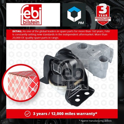 Engine Mount fits RENAULT KANGOO 1.5D Right 2009 on Mounting 112102294R Febi New