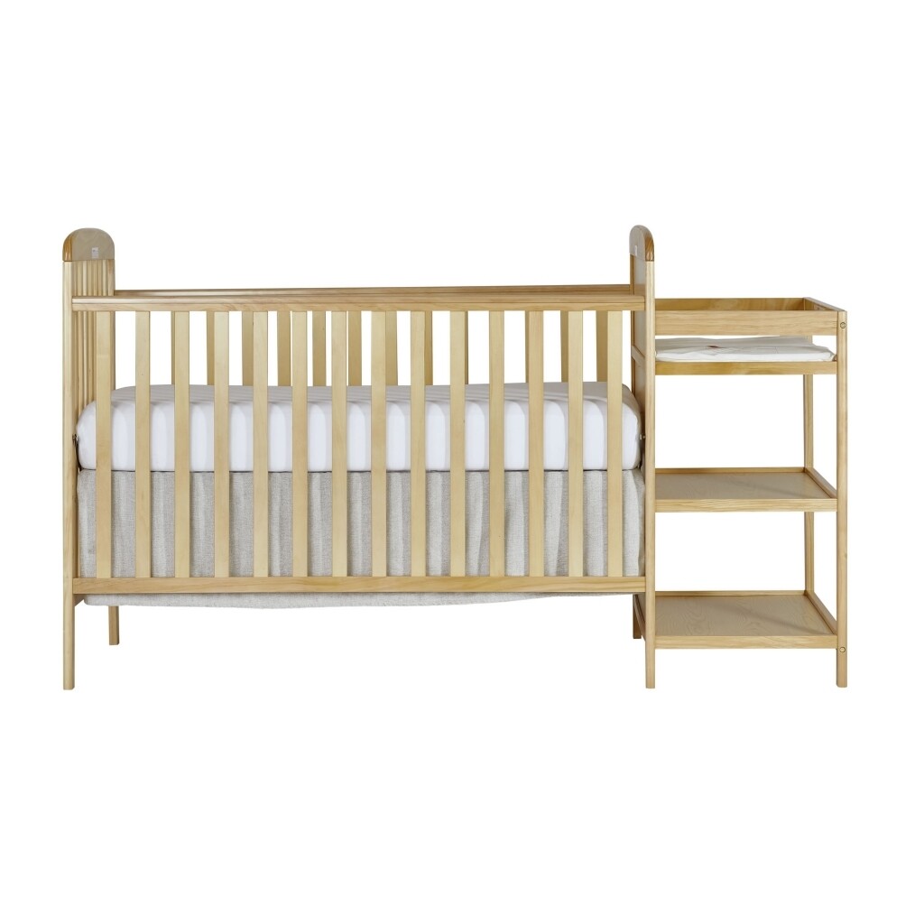 New 4 In 1 Baby Crib With Changing Table Combo Furniture Full Size
