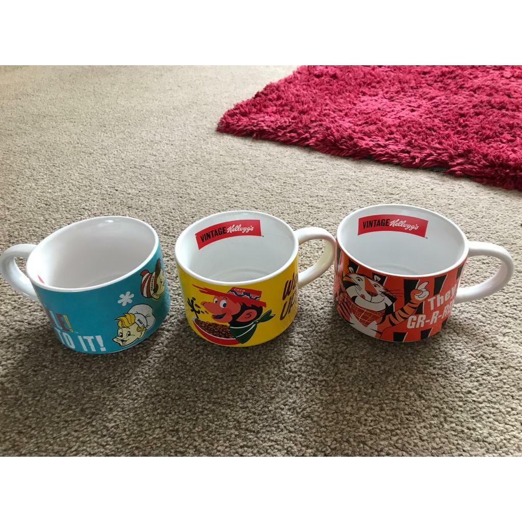 3 x vintage Kellogg’s coffee cups in Hedon, East Yorkshire Gumtree