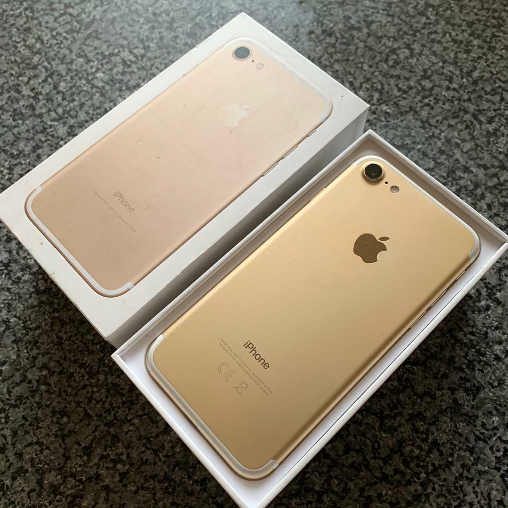 IPHONE 7 GOLD 32GB AMAZING CONDITION BOXED & USB in High