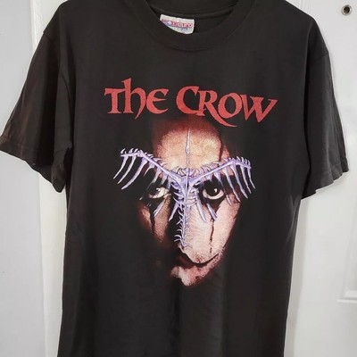 Rare The Crow Design 90s classic style Men Women  T shirt vtg NH11190