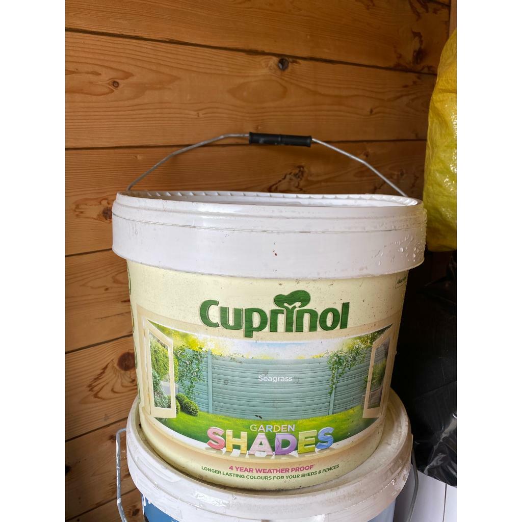 CUPRINOL GARDEN SHADE FENCE PAINT 9 litres in Worsley, Manchester