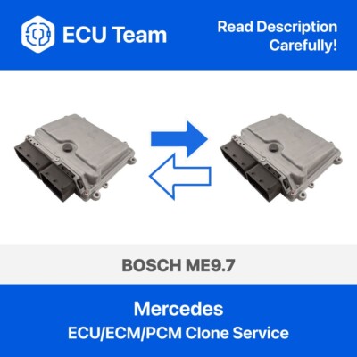 Mercedes ECU Cloning Service for no communication ECM PCM Bosch ME9.7 Module