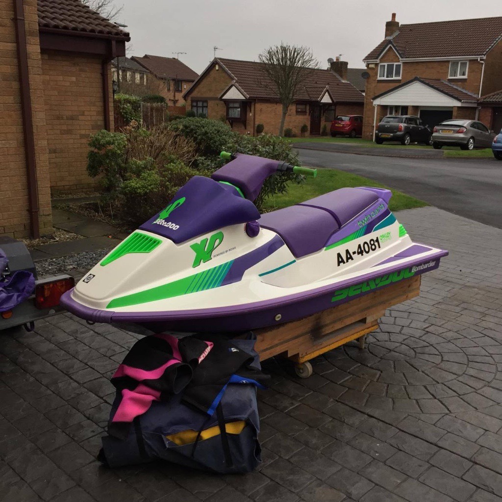 SEADOO XP BOMBARDIER TWIN CARB 2 SEATER JETSKI MINT CONDITION in