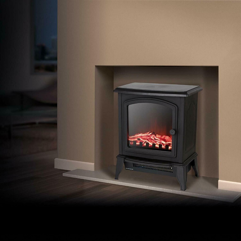 Warmlite WL46021 Electric Freestanding Stove Fire,Realistic LED Flame