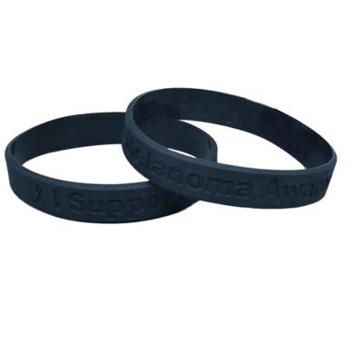 I Support Melanoma Awareness Medical Grade Silicone Bracelet