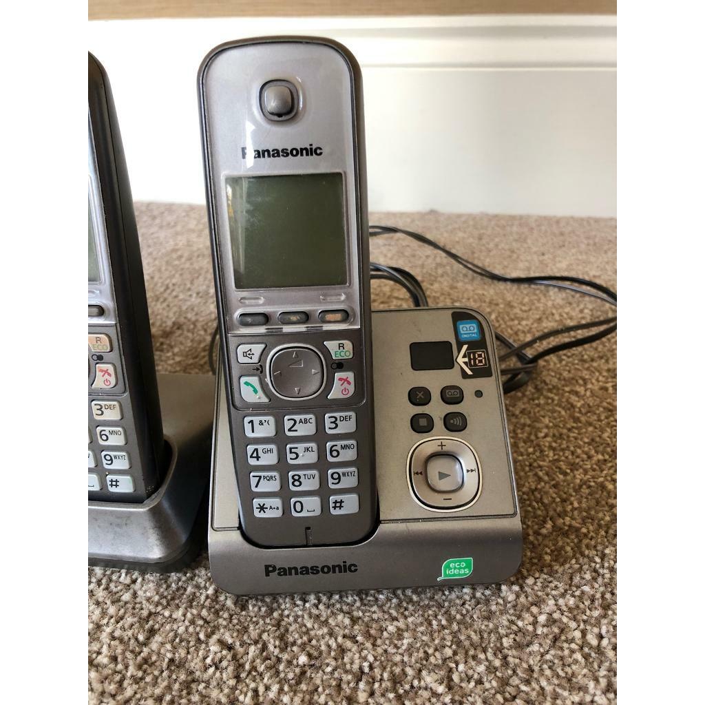 Set of 4 Panasonic cordless phones in Stewarton, East Ayrshire Gumtree