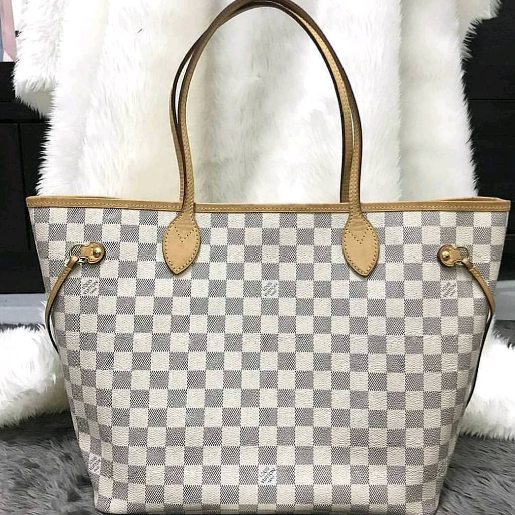 Louis vuitton neverfull bag in white and purse | in Walsall, West Midlands | Gumtree