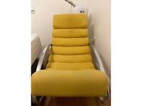 Yellow rocking chair
