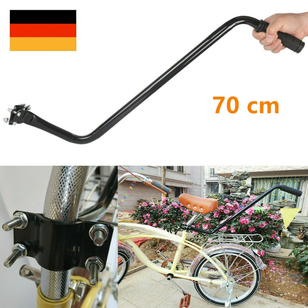 Schubstange Schiebestange bis 70cm Kinderfahrrad Haltestange mit Softgriff
