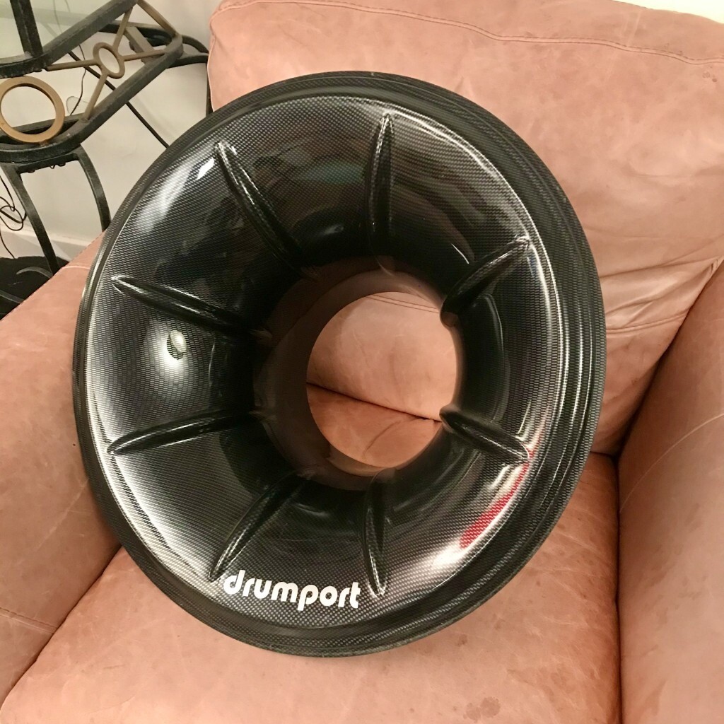 Drumport 20inch resonant head kick drum port in Penryn, Cornwall