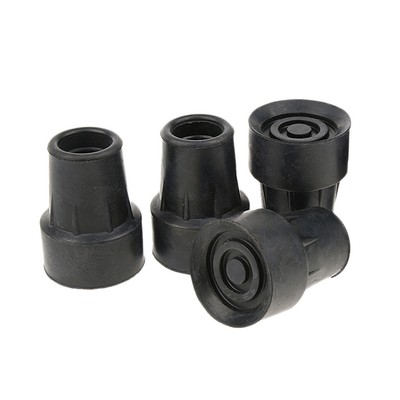 4 Stück Spazierstock Canes Krücke Pads Gummi Heavy Duty Ferrule Ende unten