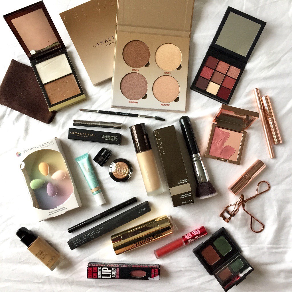LUXURY MAKEUP BUNDLE HUDA ANASTASIA TOM FORD BECCA ARMANI CLINIQUE MAC