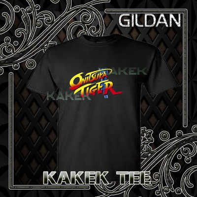 New Shirt Onitsuka Tiger Logo Men's Black T- Shirt Funny Size S to 5XL