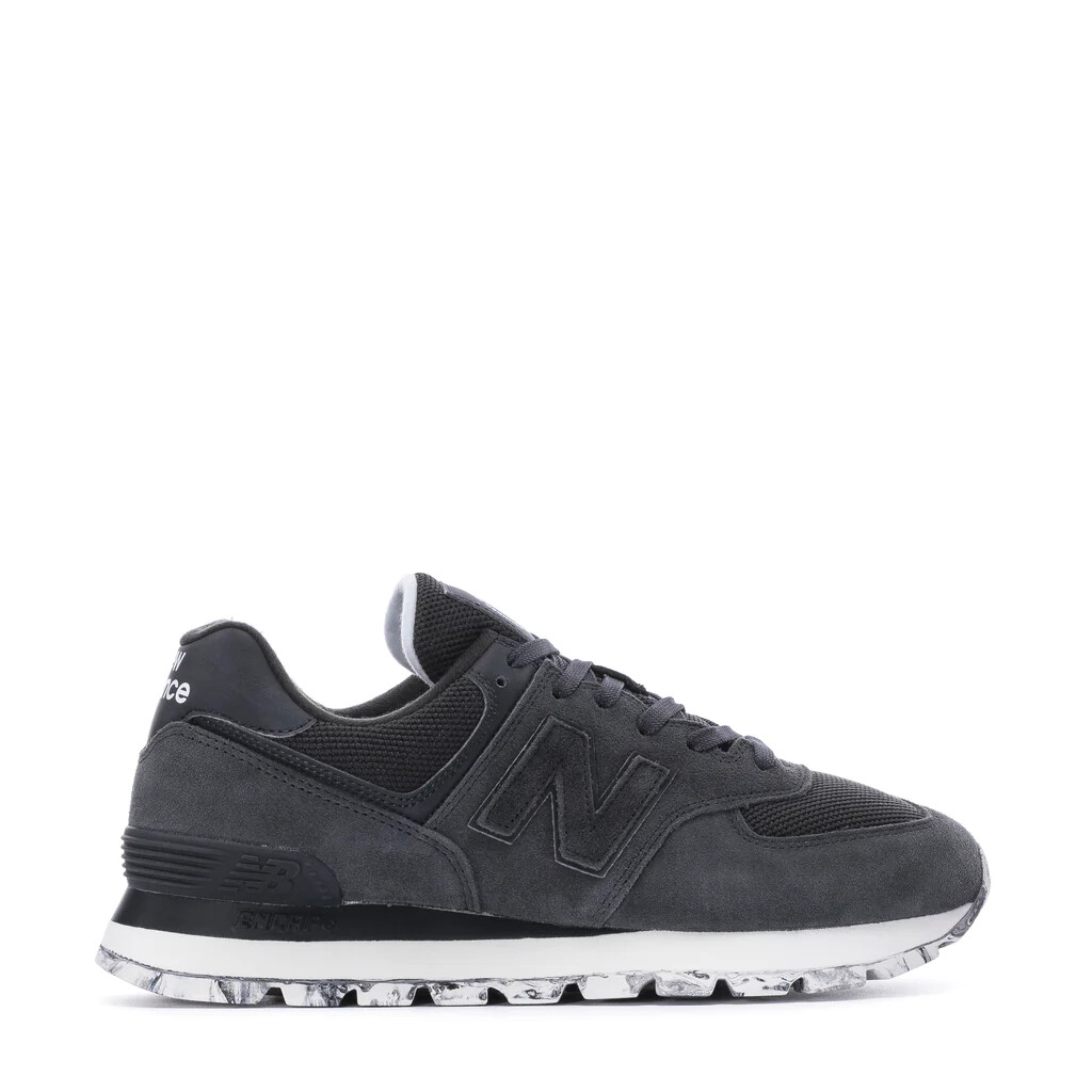 

Новые мужские туфли NEW BALANCE 574 Black/Grey ML574DX2, Серый, New Balance 574