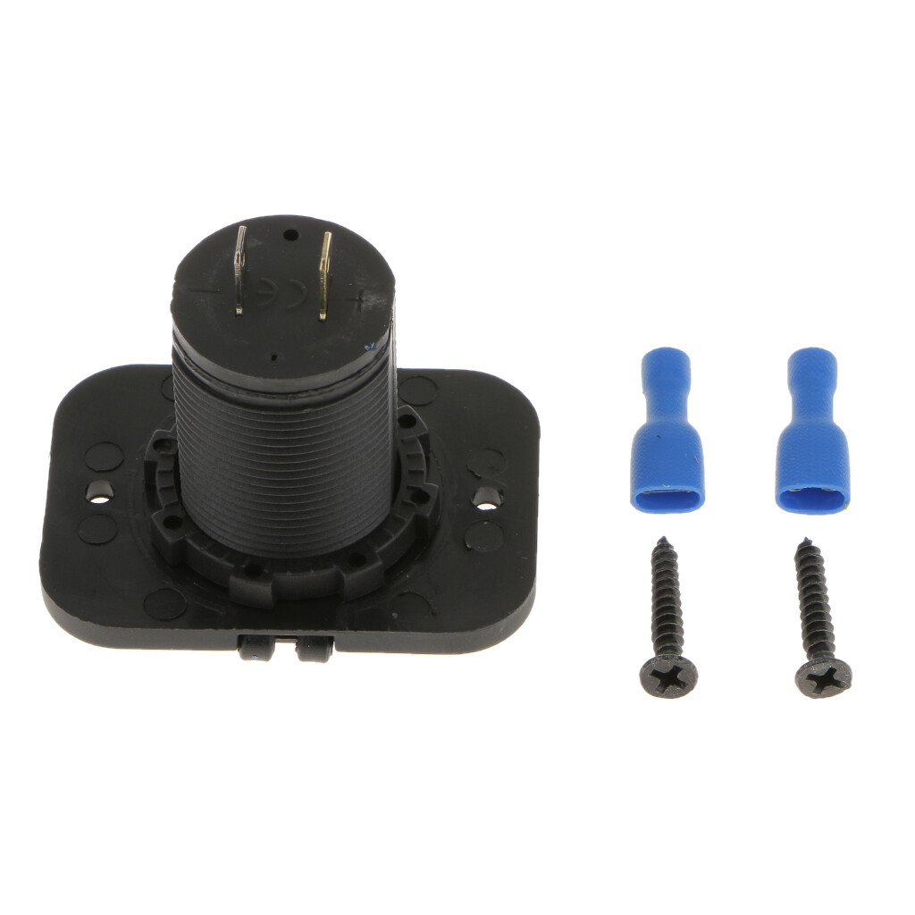 12V Waterproof Car Cigarette Lighter Dual 2.1A USB Power Adapter Charger Plug zt