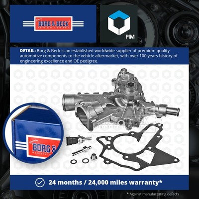 Water Pump fits VAUXHALL CORSAVAN C 1.2 01 to 06 Z12XE Coolant B&B 024469102 New