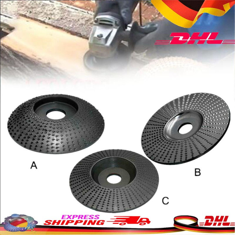 Schleifscheibe für Holz-Raspelscheibe Flexscheibe 84mm 94mm für Winkelschleifer