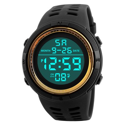 HONHX Digital LED Watch Calender Date Sport Men Electronic Quartz Wristwatch