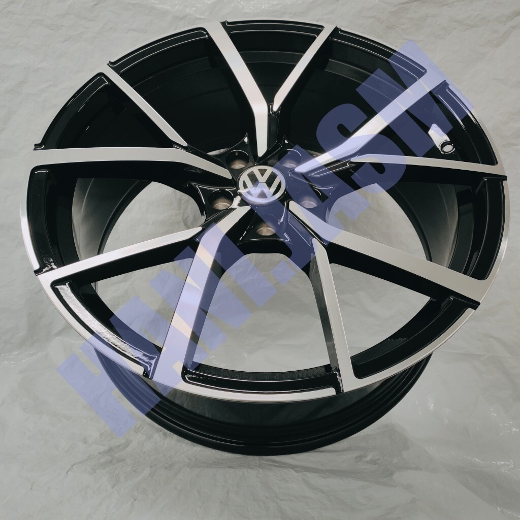 V* 4X NEW ALLOY WHEELS 20 INCH ALLOYS BLACK VW VOLKSWAGEN GOLF R GTI