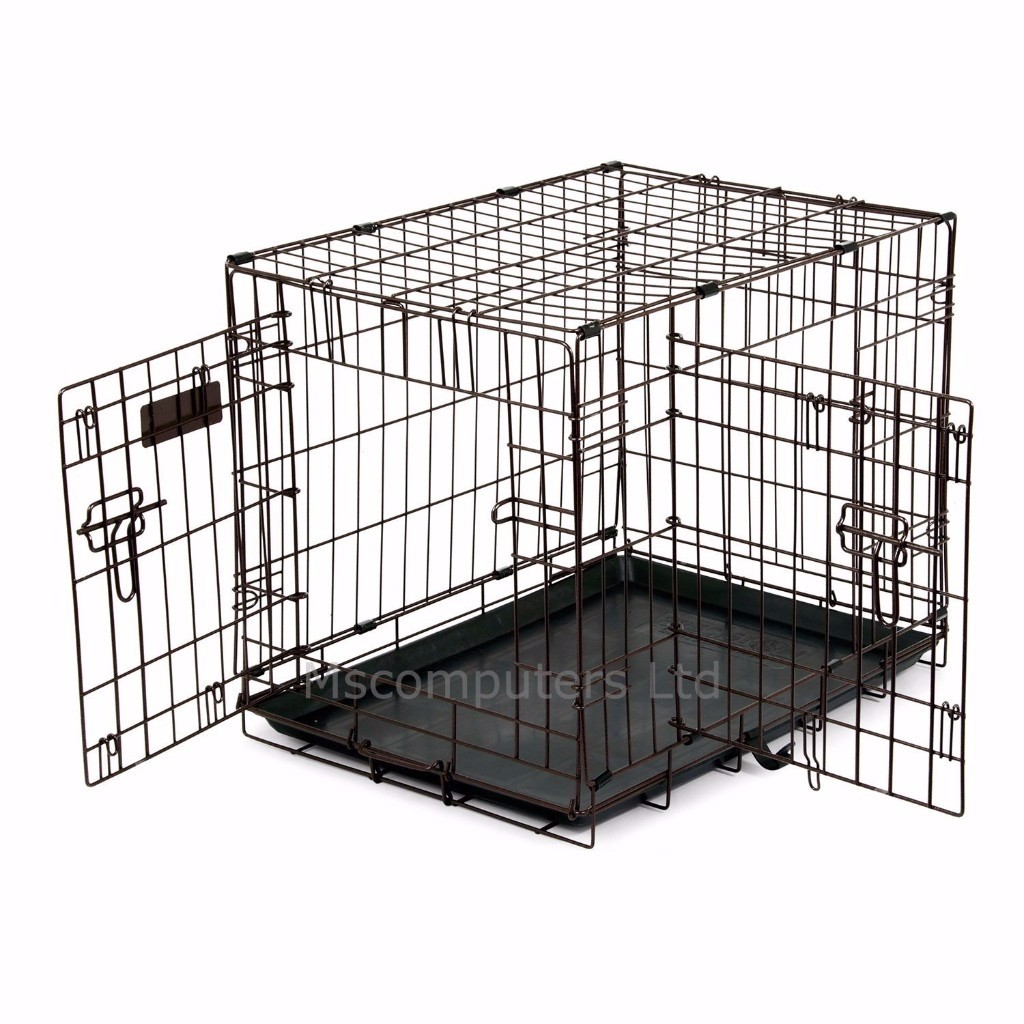 48 inch dog crate with removable plastic tray in Dunfermline, Fife