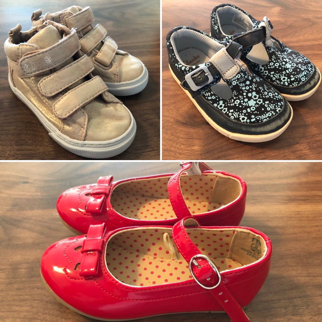 clarks girls shoes size 6