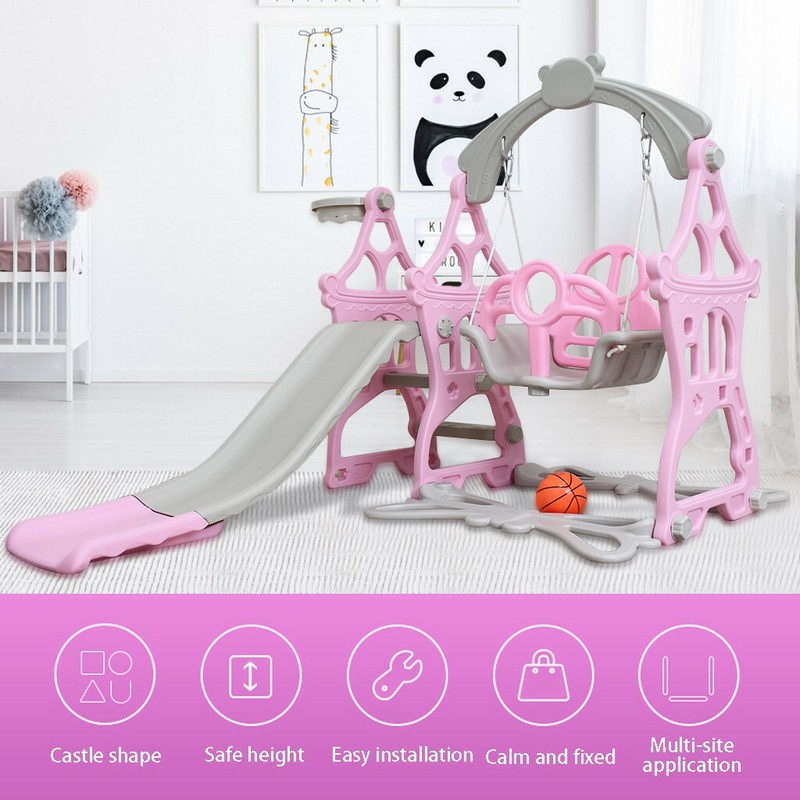 Swing Set Para Patio Parque Infantil diapositiva Divertido Conjunto de Juego espacio Saver Niño que empieza caminar jugar | eBay
