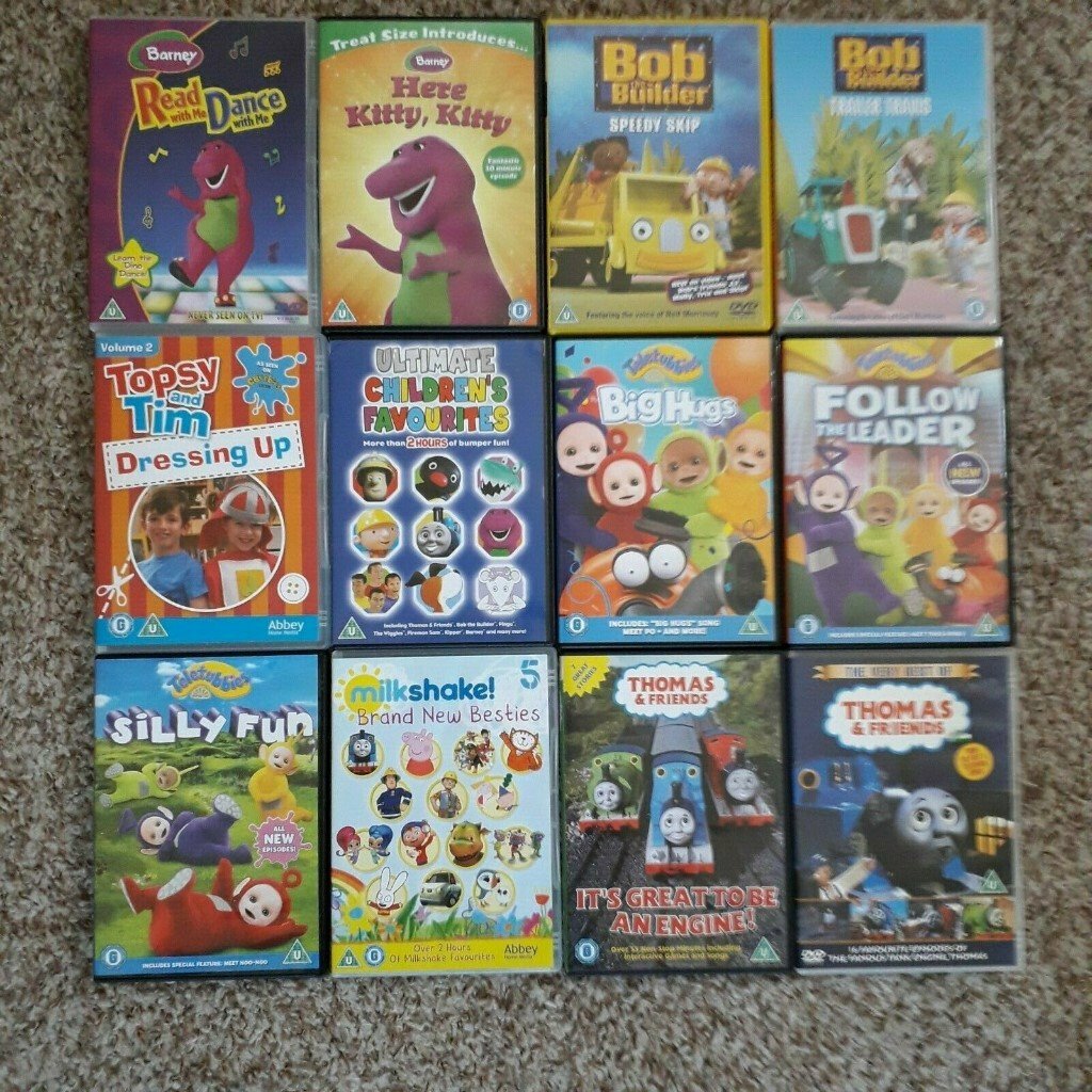Selection of Children's Television Series DVDs (12 Items) in Bargoed
