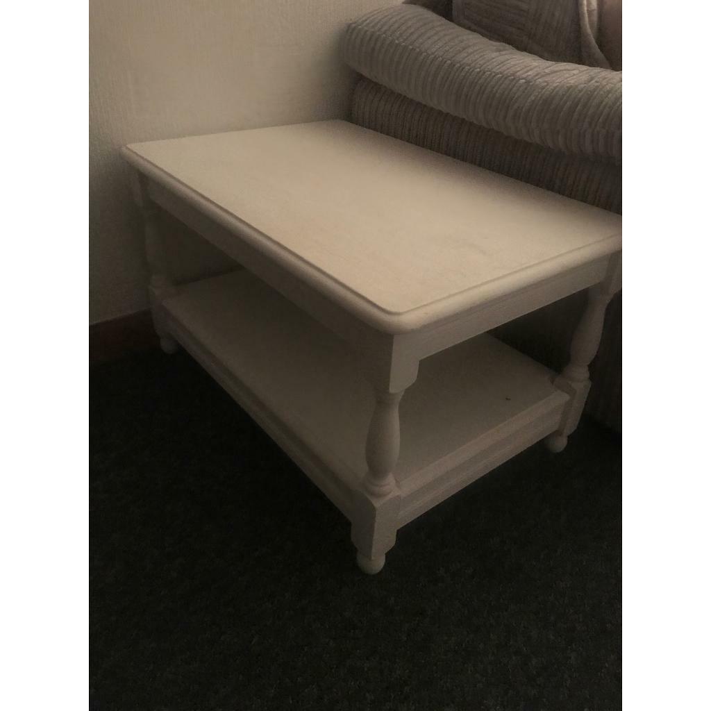 White painted wooden coffee table | in Kinross, Perth and ...