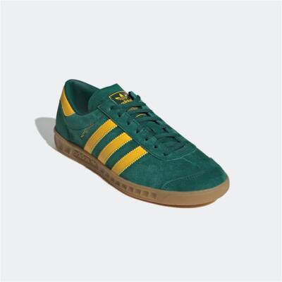 スニーカー adidas Hamburg Orange Light Green adidas Originals Hamburg Trainers in Orange and Green