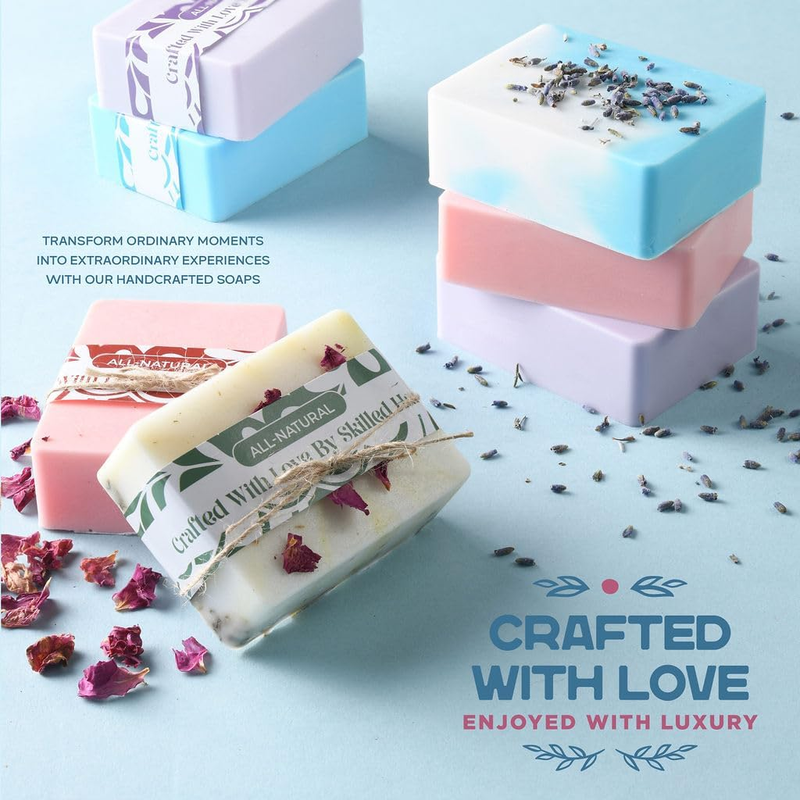 Soap Making Kit - Soap Making Supplies melt and Pour - DIY Set for Adults and Ki