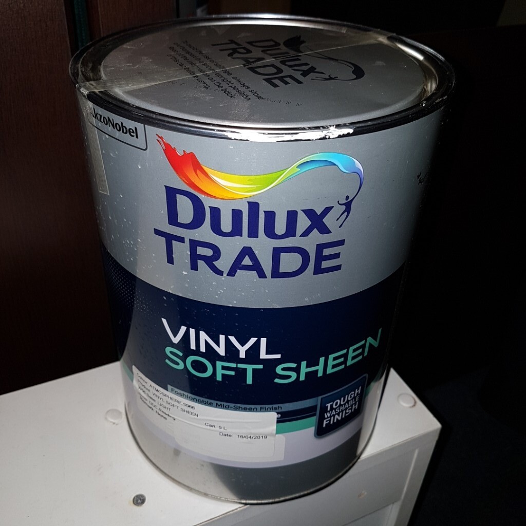 Dulux Vinyl Soft Sheen Paint Atmosphere Brand New Sealed
