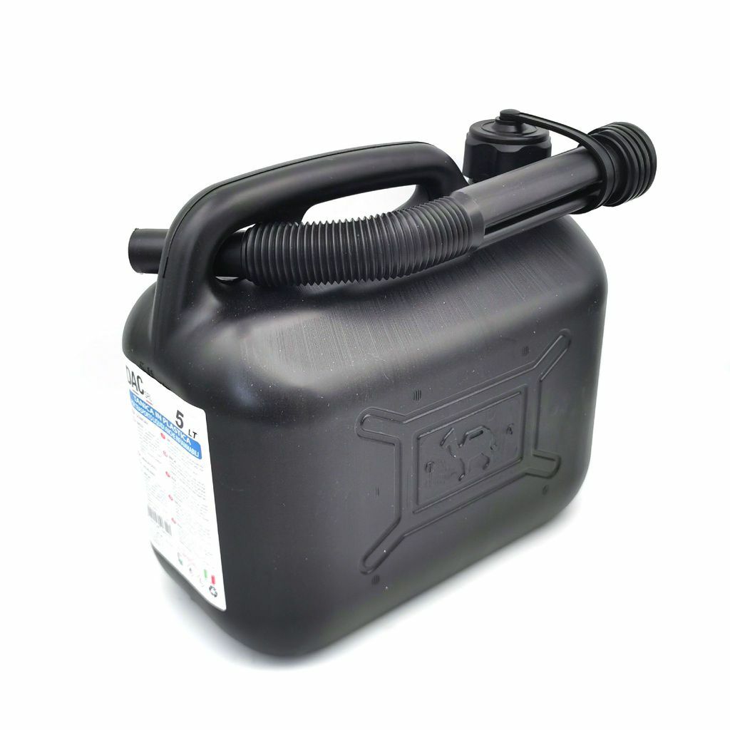 Tanica Per Carburante Benzina Omologata 5 Lt Litri Con Travasatore sus