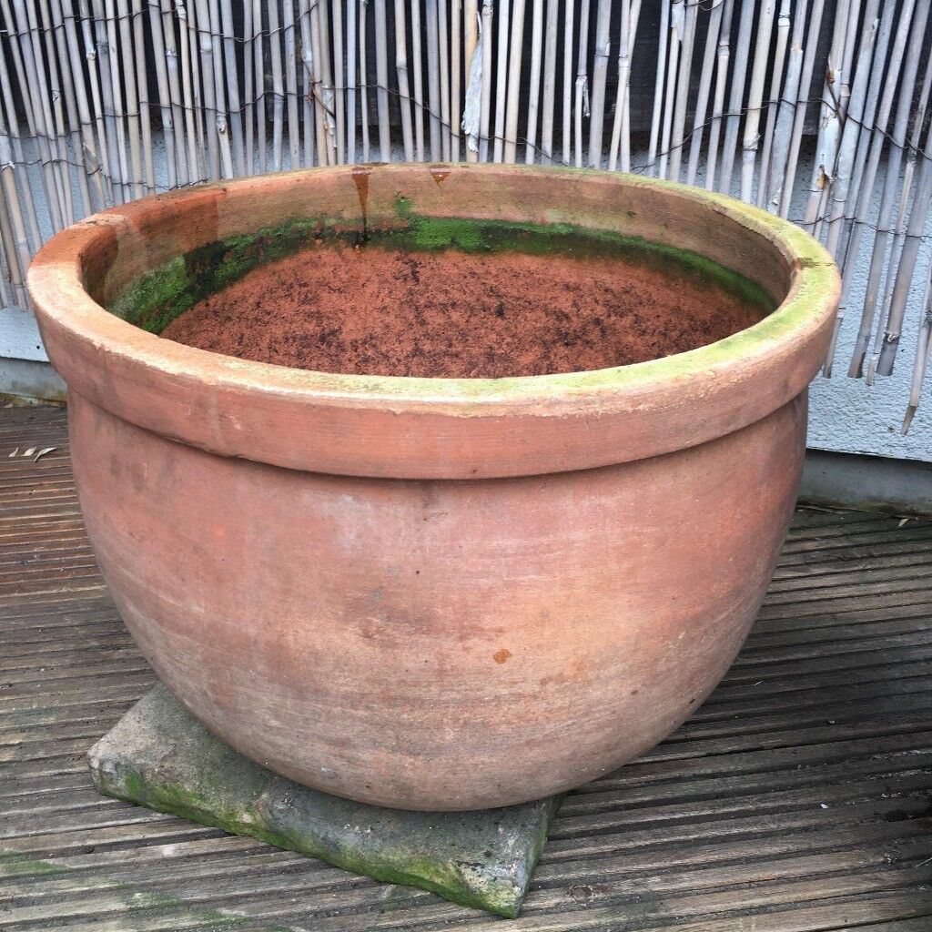  Terracotta  pot  Large Heavy Diameter 17inch 43cm 