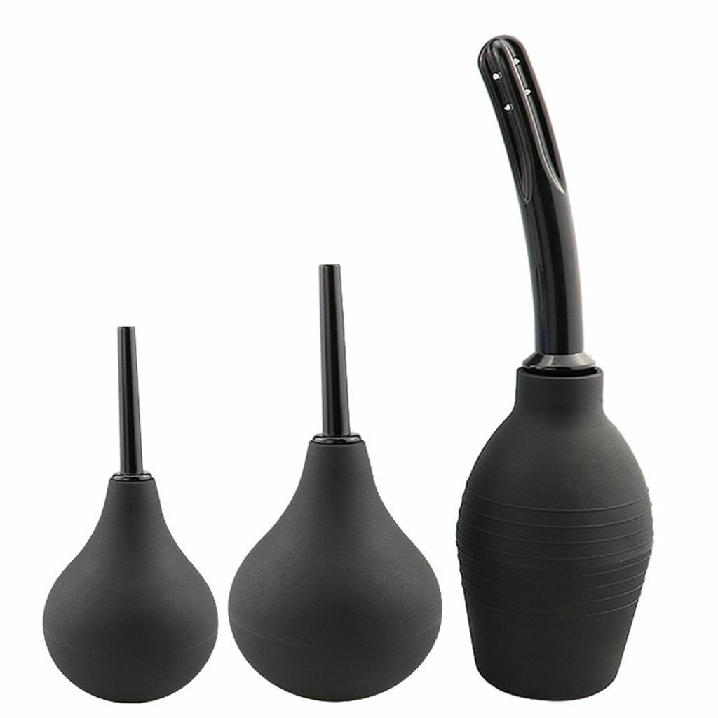 Anal Vaginal Bulb Douche Enema Irrigation Colonic Cleaner Rectal Syringe Kit Hot