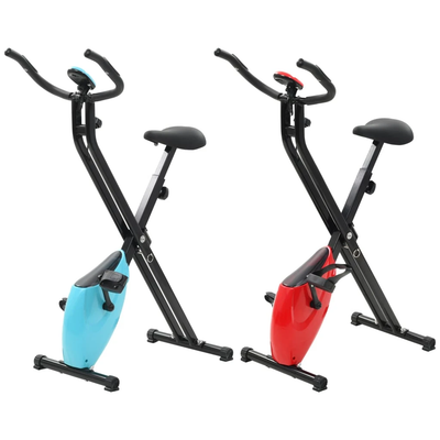 vidaXL Hometrainer X-Bike Magnetisch met Hartslagmeter Fiets Meerdere Kleuren