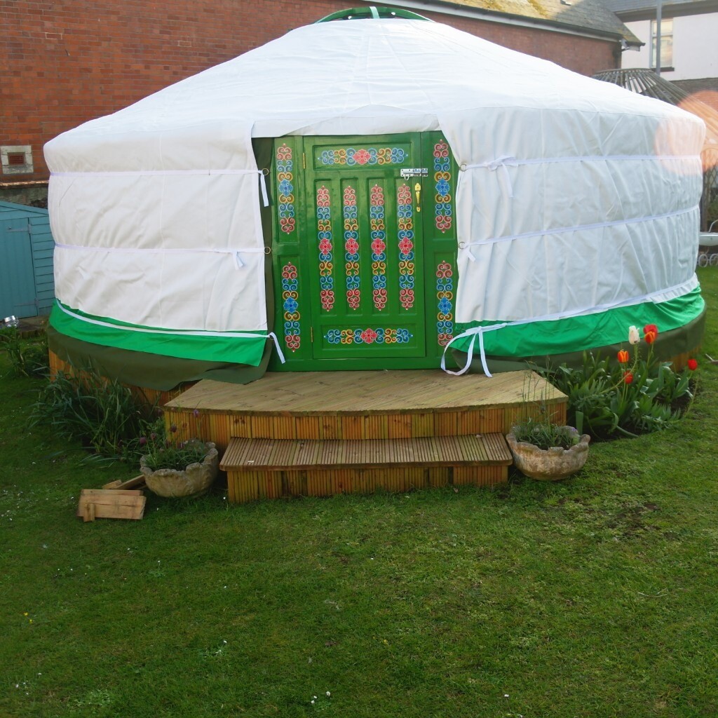 YURT FOR SALE, Beautiful Brand New Authentic Mongolian Yurt with Green
