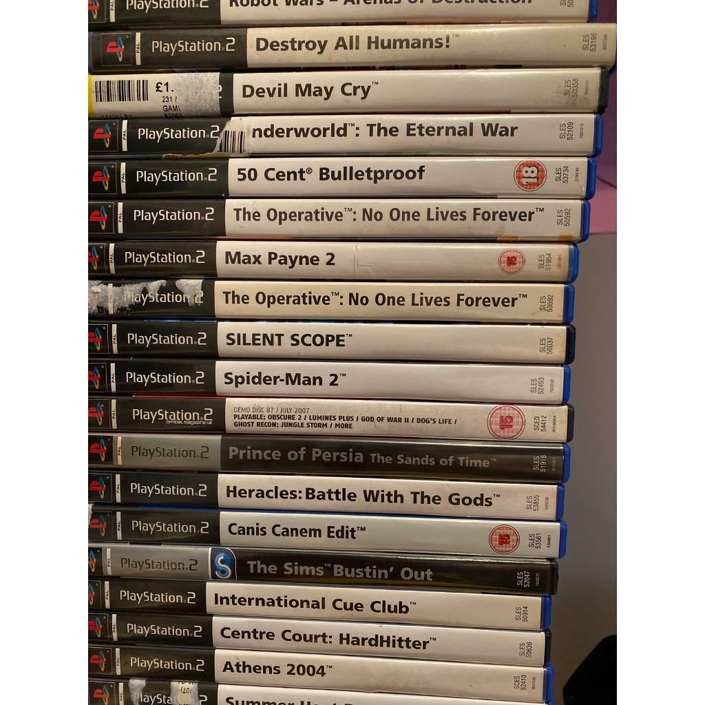 Cheap PS2 Games Bundle, 90 Plus Games see pictures and description in