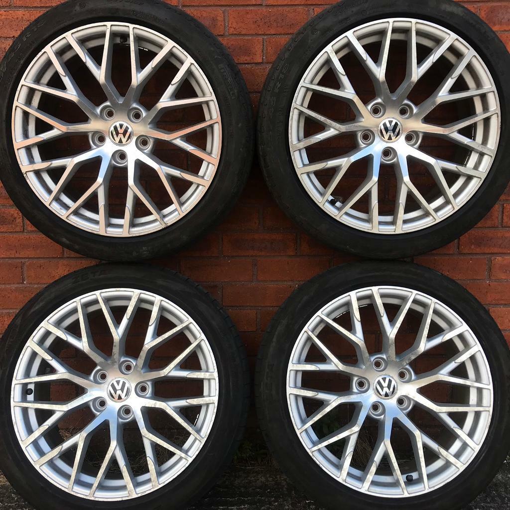18 inch VW Golf alloy wheels tyres Caddy Van Passat Seat Leon Exeo Audi