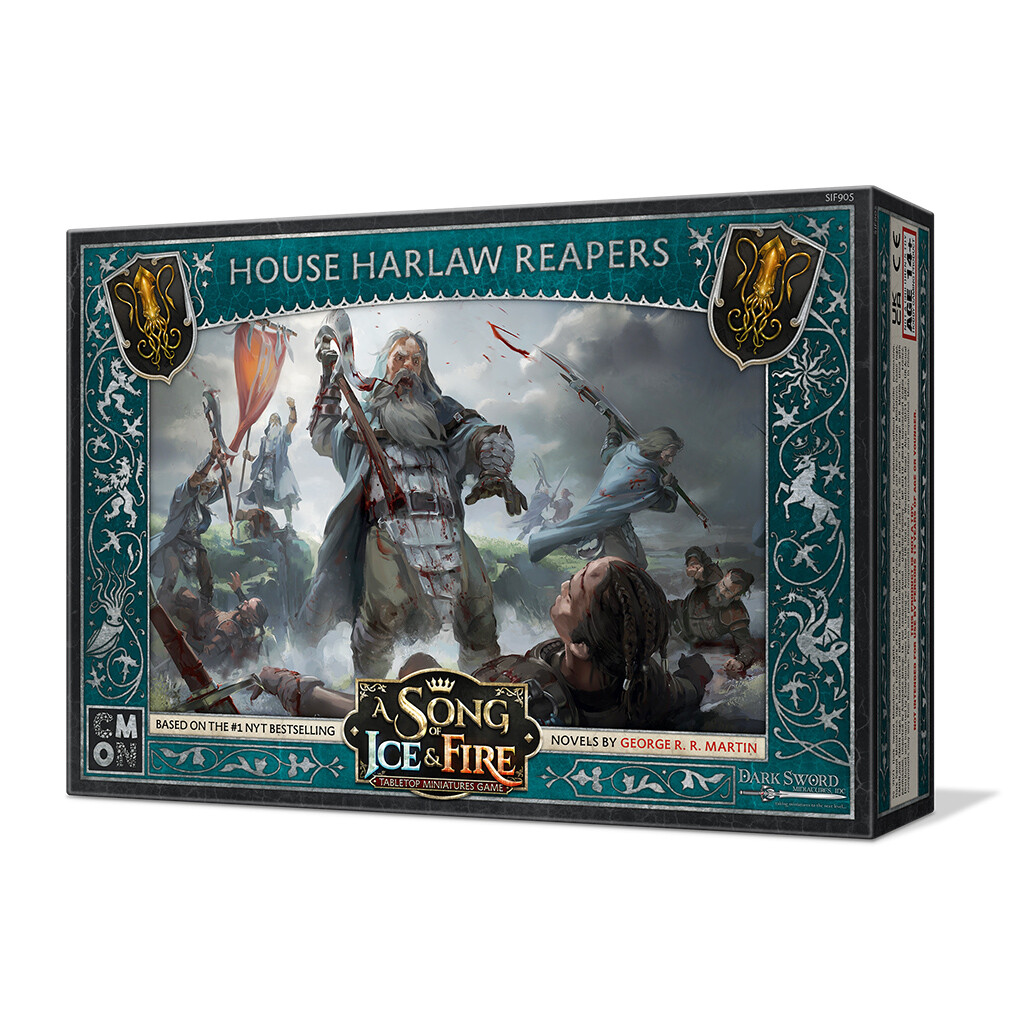 HOUSE HARLAW REAPERS A Song of Ice Fire Миниатюры ASOIAF CMON NIB