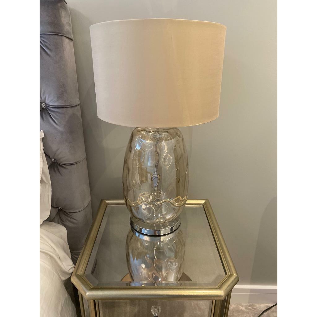 Pair of gold bedside lamps in Purley, London Gumtree
