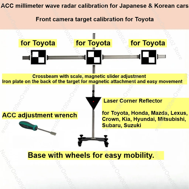 ADAS Calibration Tool with ACC mmWave Radar for Honda,Mitsubishi,Subaru,Suzuki,K